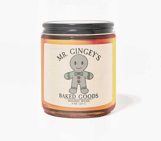 Mr. Gingey's Baked Goods | Holiday Wicks