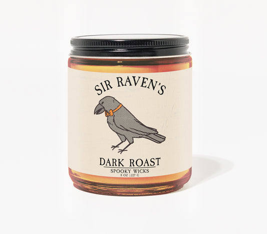 Sir Raven's Dark Roast | Spooky Wicks