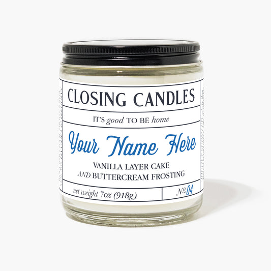 Custom Realtor Candles